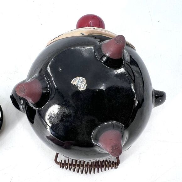 Antique Thames 1940's Redware Clown Teapot - Picture 8 of 10